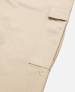 Loose Fit Chino With Cargo Pockets (Khaki)