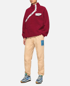 Neck Closure Full Over Jacket (Red)