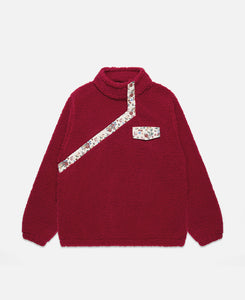 Neck Closure Full Over Jacket (Red)