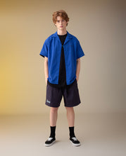 Nylon Short Sleeve Shirt (Blue)