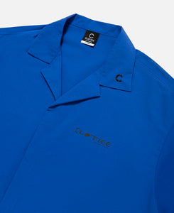Nylon Short Sleeve Shirt (Blue)
