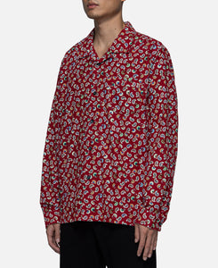 Paisley L/S Shirt (Burgundy)