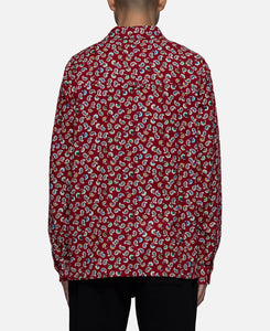 Paisley L/S Shirt (Burgundy)