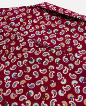 Paisley L/S Shirt (Burgundy)