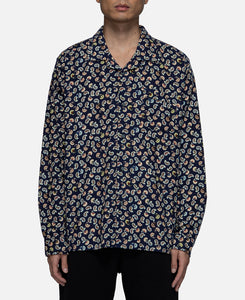 Paisley L/S Shirt (Navy)