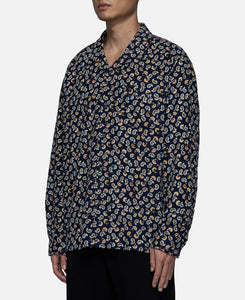 Paisley L/S Shirt (Navy)