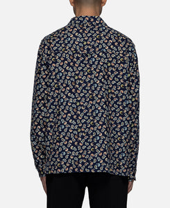 Paisley L/S Shirt (Navy)
