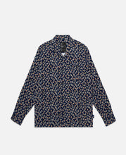 Paisley L/S Shirt (Navy)