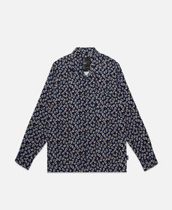 Paisley L/S Shirt (Navy)