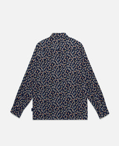 Paisley L/S Shirt (Navy)
