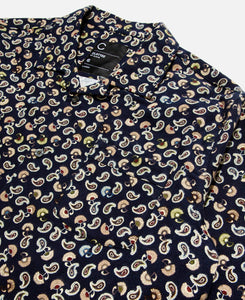 Paisley L/S Shirt (Navy)