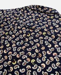 Paisley L/S Shirt (Navy)