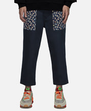 Paisley Panel Pants (Navy)