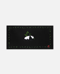 Panda Beach Towel (Black)
