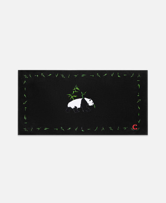 Panda Beach Towel (Black)