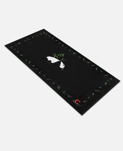 Panda Beach Towel (Black)