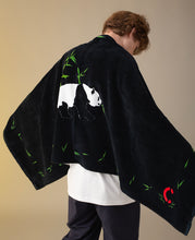 Panda Beach Towel (Black)