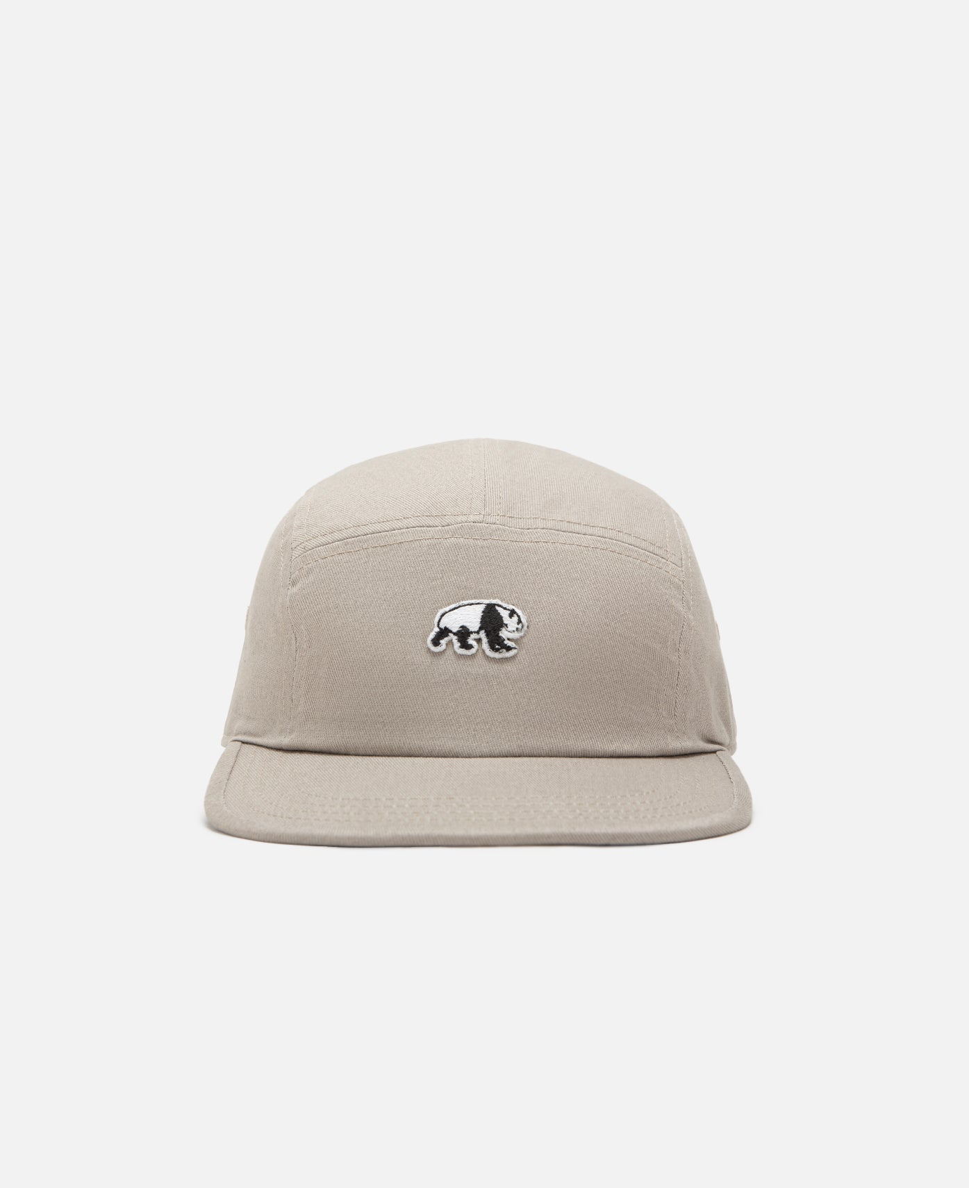 Panda Patch 5 Panel Cap (Khaki)