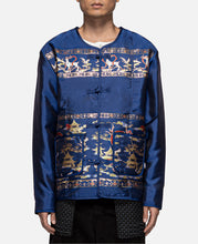 Quilted Pattern Jacket (Navy)