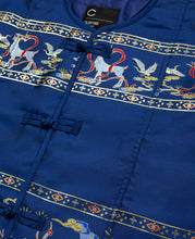 Quilted Pattern Jacket (Navy)