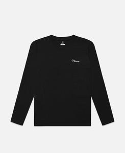 CLOTTEE Script L/S T-Shirt (Black)