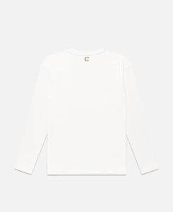 CLOTTEE Script L/S T-Shirt (Cream)