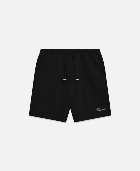 CLOTTEE Script Sweatshorts (Black)