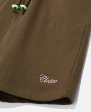 CLOTTEE Script Sweatshorts (Olive)