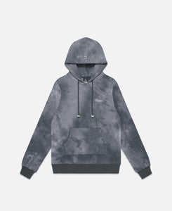 CLOTTEE Script Tie Dye Hoodie (Black)
