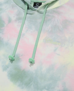 CLOTTEE Script Tie Dye Hoodie (Multi)