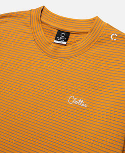 Striped L/S T-Shirt (Orange)