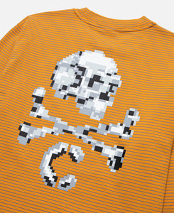 Striped L/S T-Shirt (Orange)