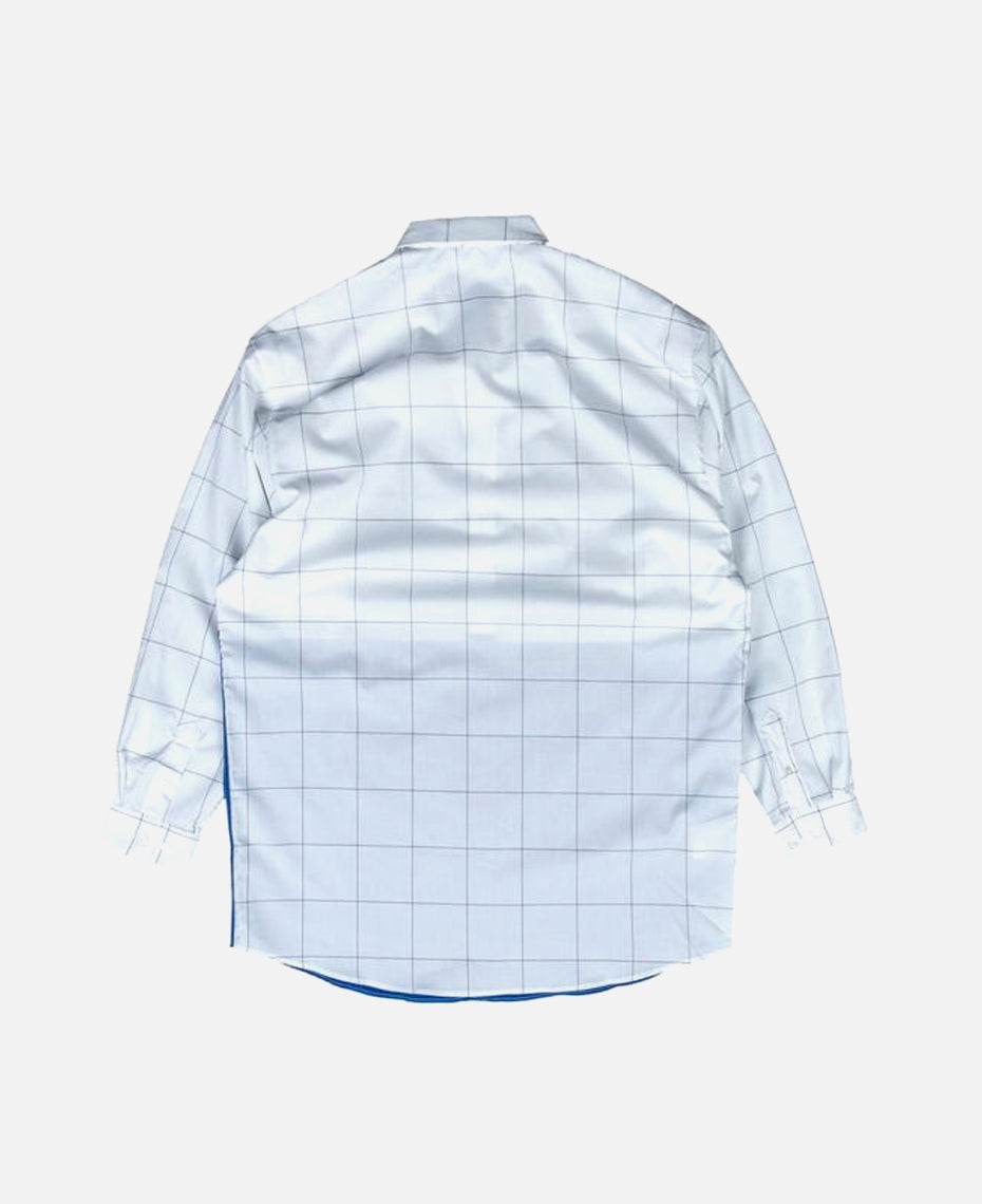 OMBRE HALF MINUTE SHIRT (WHITE)