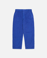 Unisex Corduroy Embossed Pants Woven (Blue)