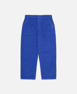 Unisex Corduroy Embossed Pants Woven (Blue)