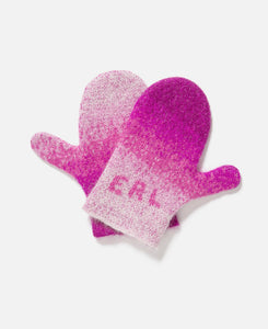 Unisex Gradient Knitted Gloves (Pink)