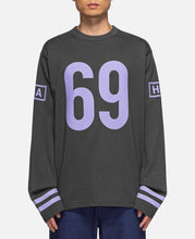 69 Box Logo L/S T-Shirt (Charcoal)