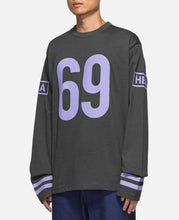 69 Box Logo L/S T-Shirt (Charcoal)