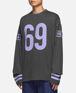 69 Box Logo L/S T-Shirt (Charcoal)
