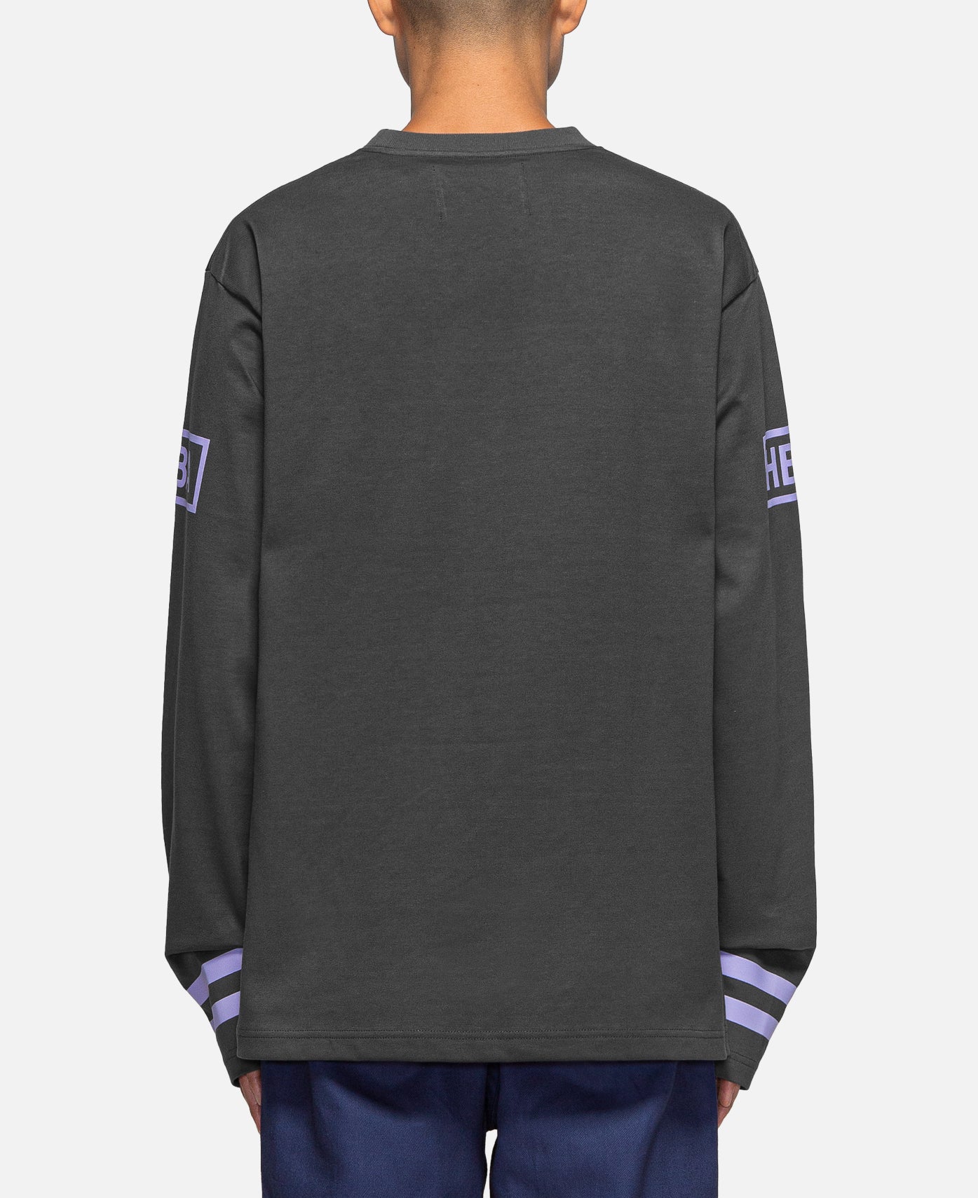69 Box Logo L/S T-Shirt (Charcoal)