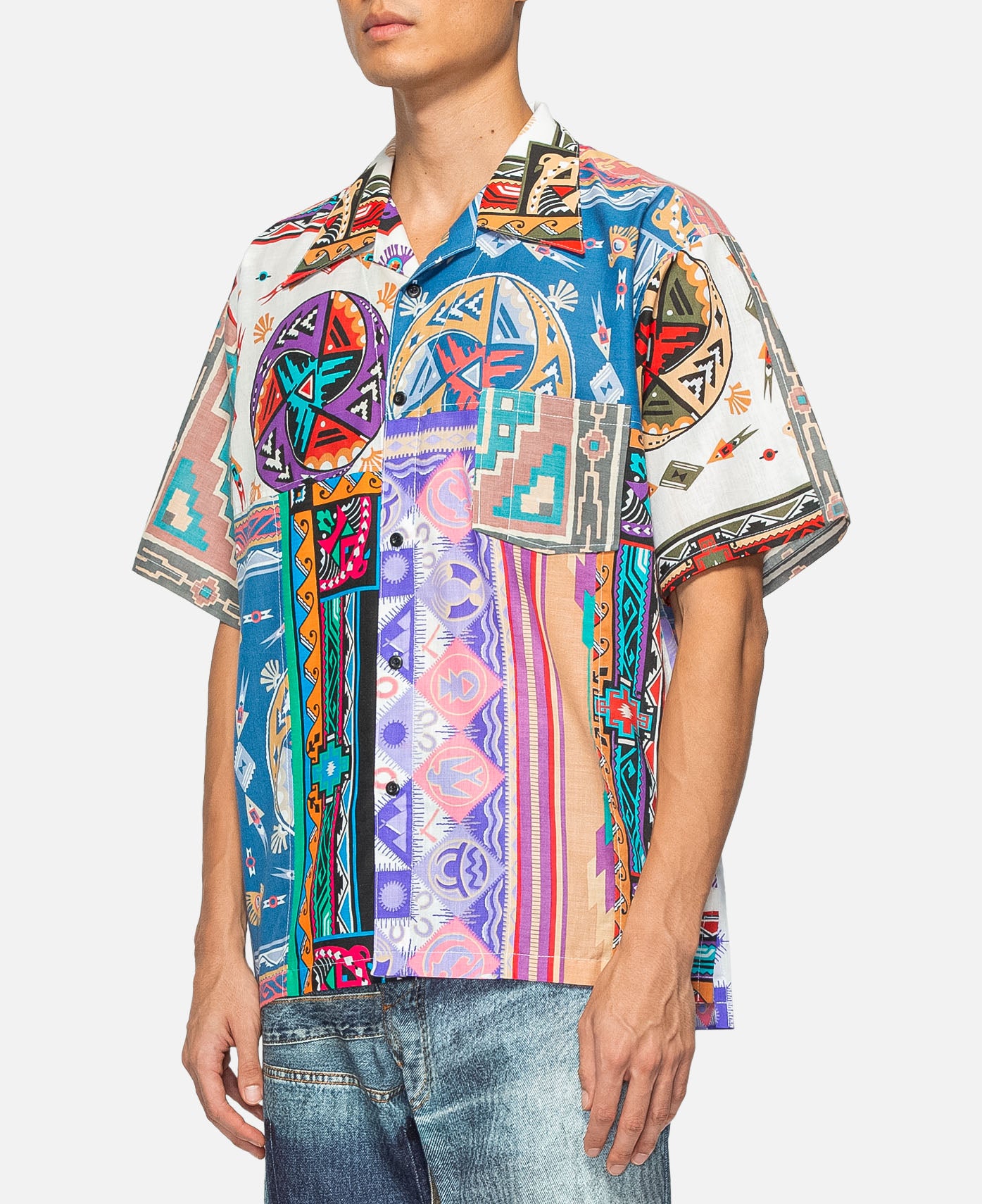 Native Pattern Bandana Shirt (Multi)