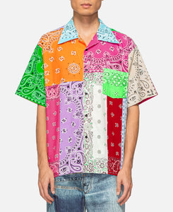 Paisley Pattern Bandana Shirt (Multi)