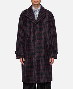 Needles Chester Coat - Wool Jacquard (Purple)