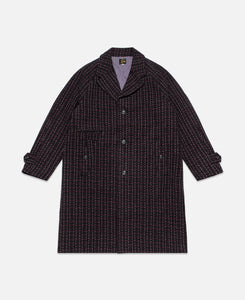 Needles Chester Coat - Wool Jacquard (Purple)