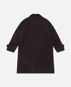 Needles Chester Coat - Wool Jacquard (Purple)
