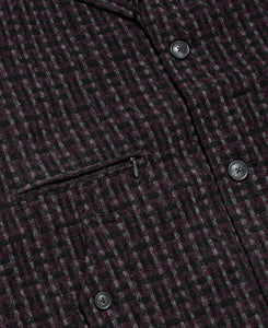 Needles Chester Coat - Wool Jacquard (Purple)