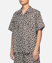 C.O.B. S/S Classic Shirt - Jacquard (Brown)