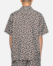 C.O.B. S/S Classic Shirt - Jacquard (Brown)