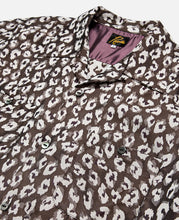 C.O.B. S/S Classic Shirt - Jacquard (Brown)