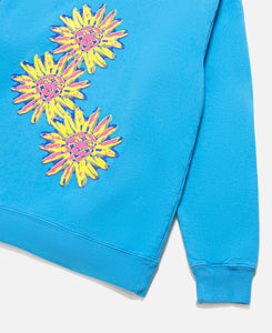 Daisy Crew Neck Sweat (Blue)